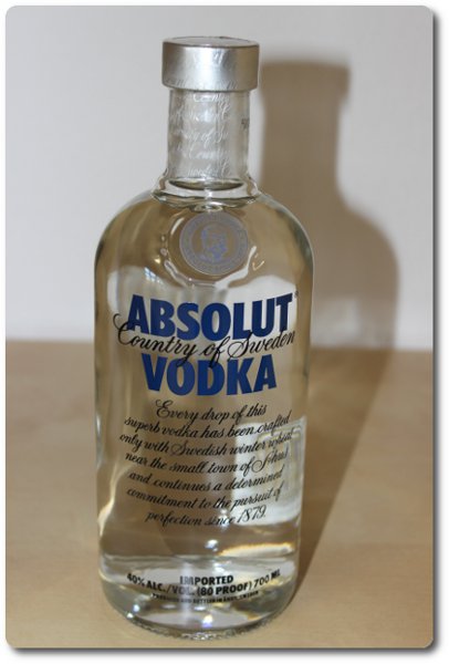 Absolut Vodka Flasche
